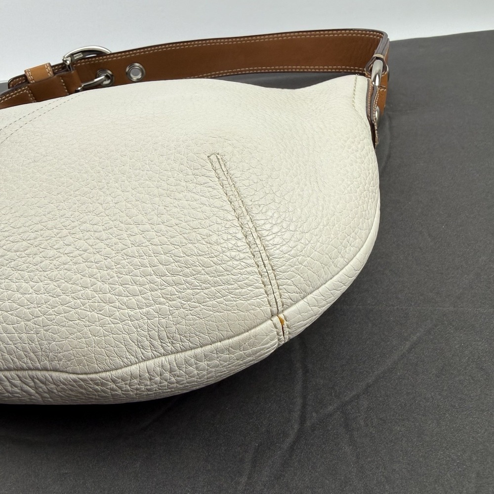 Coach Soho Handbag F13106 Ivory Leather Y2K Shoulder Bag With Hangtag - Picture 7 of 15